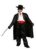 Pegasus Costume Zorro bambino Vestito travestimento Carnevale da Vendicatore (M 6/7 ANNI)