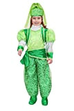 Pegasus Vestito Costume Maschera di Carnevale Baby - ODALISCA Verde - Taglia 4/5 Anni - 83 cm