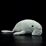 Peluche Carino Dugongo dugon Morbido Peluche Ripiene Giocattoli Manatee Bambola di Simulazione Cuddly Realistico Dudongidae Ocean Animals Modello Regalo Dei ...