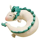 Peluche Moda Cartoon Dragon Anime Miyazaki Hayao Spirited Away Haku Cute U Shape Doll Peluche Giocattoli Cuscino bambole regalo per ...