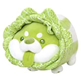 Peluche per cani vegetariani, 40 cm, peluche Shiba Inu Plushie, morbido e soffice cuscino per abbracciare gli amici, regalo per ...