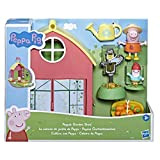 Peppa Pig Peppa's Adventures Peppas F36585L0 - Set di casette da giardino, con 1 figurina, 5 accessori, con maniglia per ...