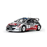per Peugeot 206 WRC 2002 1:18 Lega di Forza di Trazione Modello di Auto Corsa Decorazione Collezione Giocattoli Regali Scala ...