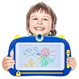 Peradix Lavagna Magnetica per Bambini, Tavola da Disegno Cancellabile Lavagnetta Magica, 32x21x2cm Giocattolo Educativo e Creativo a 4 Colori, Regalo ...