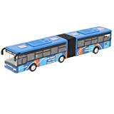 perfeclan Autobus Giocattolo in Lega con Pull-Out di Mimetico, Piccolo Bus , Blu