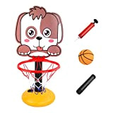 Perfeclan Giocattolo per Il Basketball 45inch, Canestro Basket Bambini, Canestrino Basket da Camera, Supporto per Canestro da Basket Regolabile in ...