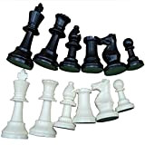 Peso Scacchi Torneo Gioco Set Solo pezzi degli scacchi, Scacchiera Gioco Set Scacchi internazionali Pezzi completi Scacchi Set Bianco e ...