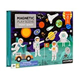 Petit Collage- Playset Magnetico: Spazio, Colore Assortito, MPS-Space