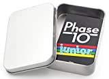 Phase 10 Junior - Gioco di carte + scatola in metallo di alta qualità, per bambini dai 4 anni in ...