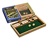 Philos 3271 Green Games - Shut The Box, Gioco a 12 Dadi, in Legno di bambù (Lingua Tedesca)