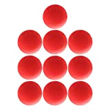 Philsp, 10 palline di spugna da 3,5 cm, per trucchi magici da 3,5 cm, colore rosso