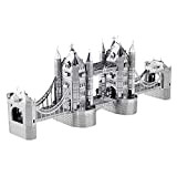 Piececool - Kit di modellini in metallo 3D per adulti - London Tower Bridge Architettura fai da te 3D puzzle ...