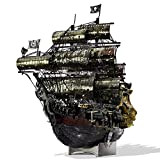 Piececool Puzzle 3D in metallo per adulti -Queen Anne's Revenge, barca Navire Pirata Puzzle Metal Puzzle 3D Barca Machette e ...