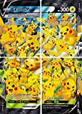 Pikachu V-Union - Set di 4 carte da collezione Pokemon con spada e scudo Promo SWSH139-142