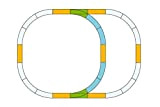 PIKO G SCALE MODEL TRAINS - DOUBLE OVAL TRACK EXPANSION SET - 35302 by Piko