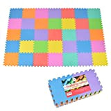 Pink Papaya Puzzlestar Colore, Materasso Puzzle 36 Pezzi. Puzzle per Bambini - Tappetino Antiscivolo in Eva - Tappetino Grande da ...