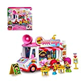 Pinypon - Happy Burger, playset ristorante e veicolo, include 1 bambola Pinypon, accessori, per bambine e bambini dai 4 anni, ...