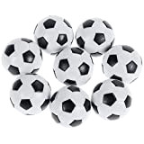 PIQIUQIU Set di 8 palline da calcio balilla, di alta qualità e silenziose da 32 mm, perfette per il calcio ...
