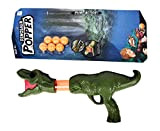 Pistola a proiettile morbido ad aria compressa giocattolo per bambini Pistola giocattolo a dinosauro dei cartoni animati Pistola a proiettile ...