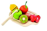 PLAN TOYS- Assorted Fruit Set, Colore Legno, 3600