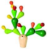 PLAN TOYS- Balancing Cactus, Colore Legno, 4101