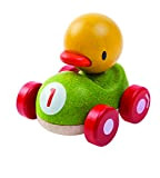 PLAN TOYS- Duck Racer, Colore Legno, 5678