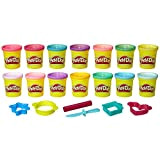 Play-Doh - 14 vasetti in Colori Assortiti (Pasta da Modellare, vasetti da 84 g)