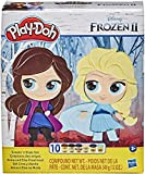 Play-Doh Create 'n Style - Set a tema Frozen 2 con Anna ed Elsa, giocattolo per bambini dai 3 anni ...