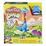Play-Doh- Hasbro Dino Crew-Il Brontosauro Che Scappa, Dinosauro Giocattolo con 2 Uova, Bambini dai 3 Anni in su, Multicolore, 1