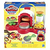 Play-Doh Hasbro Pizzeria (playset con 5 vasetti di Pasta da Modellare), Single, Multicolore, E4576EU4