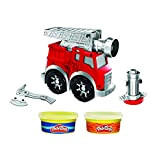 Play Doh Playset Camion dei Pompieri Wheels, per Bambini dai 3 Anni in su, con 2 barattoli di Composto modellabile ...