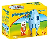 Playmobil 1.2.3 70186 - Razzo con Astronauta, dai 18 Mesi, Multicolore