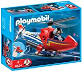 Playmobil 4824 - Statuina, Elicottero dei Pompieri