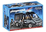 Playmobil 6043 - Mezzo Blindato della Polizia, Nero/Grigio