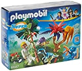 Playmobil 6687 - Isola Perduta con Alien e Raptor, Multicolore