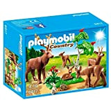 Playmobil 6817 - Branco di Cervi con Cuccioli e Leprotti, Multicolore