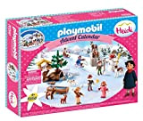 PLAYMOBIL 70260 - Calendario dell'Avvento "Heidi e il paesaggio invernale", Dai 4 anni
