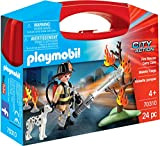 Playmobil- Carrying Case Fire Rescue, Multicolore, 21.59 x 16.51 x 5.72cm', 70310