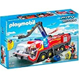Playmobil City Action 5337 Mezzo Antincendio dell'Aeroporto con Luci e Suoni, dai 4 Anni