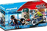 Playmobil City Action 70572 - Poliziotto in Moto e Ladro, dai 4 ai 10 Anni