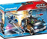 Playmobil City Action 70575 - Elicottero della Polizia: seguire Il Veicolo di Fuga, dai 4 ai 10 Anni