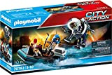 Playmobil City Action 70782 Jetpack della Polizia e Ladro d'Arte, Giocattoli per Bambini dai 5 Anni
