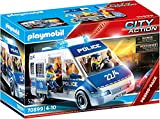 Playmobil City Action 70899 Furgone della Polizia, con Luci e Suoni, Giocattoli per Bambini dai 4 Anni