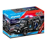 Playmobil City Action 71003 Camionetta della Polizia, Furgone della Polizia con luci Blu, Giocattoli per Bambini dai 4 Anni
