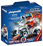 Playmobil City Action 71091 Quad unità di Soccorso, con Motore Pull-Back, Giocattoli per Bambini dai 4 Anni