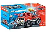 Playmobil City Action 9466 Camion Spara Acqua dei Vigili del Fuoco con Luci e Suoni, dai 5 Anni