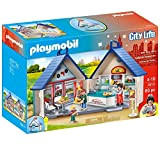 Playmobil City Life 70111 Ristorante Portatile, Scatola da Gioco Apribile e Trasportabile con Manico, Giocattolo da Viaggio, Giocattolo per Bambini ...