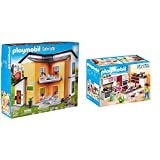 Playmobil City Life 9266 - Villa Moderna, Dai 4 Anni & City Life 9269 - Grande Cucina Attrezzata, Dai 4 ...