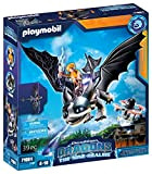 Playmobil DreamWorks Dragons 71081 Dragons: The Nine Realms - Thunder & Tom, Personaggio di Dragons e Drago Giocattolo con Funzione ...