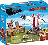 Playmobil DreamWorks Dragons 9461 - Skaracchio con Lanciatore di Pecore, dai 4 Anni